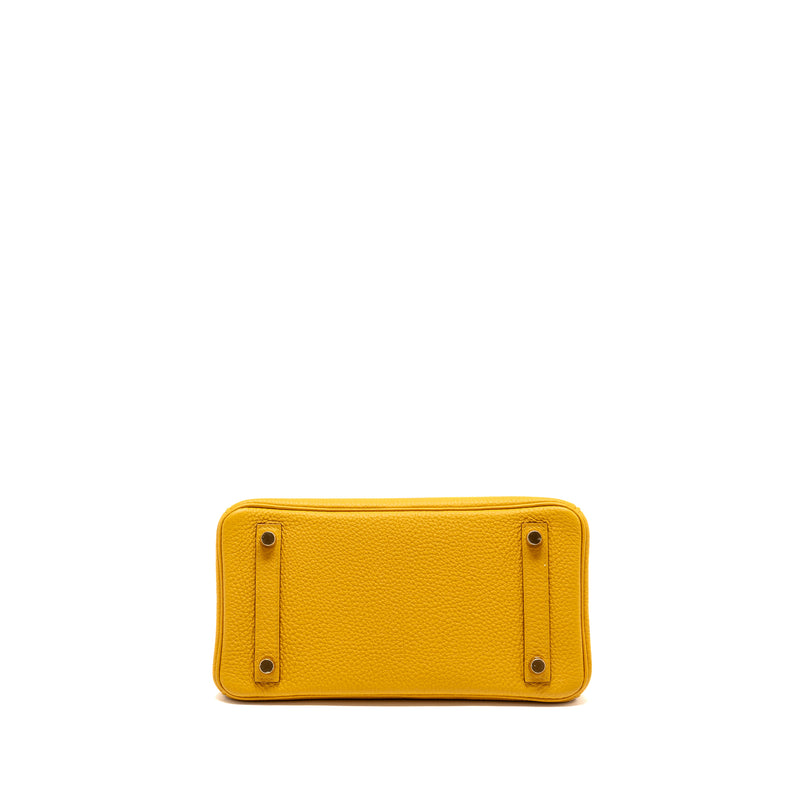 Hermes Birkin 25 Togo 9D Jaune Amber GHW Stamp Z