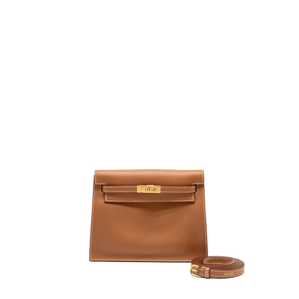 Hermes Kelly Danse Evercolor Gold GHW Stamp K