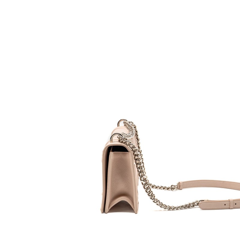 Dior Medium Diorama Grained Calfskin Light Pink SHW