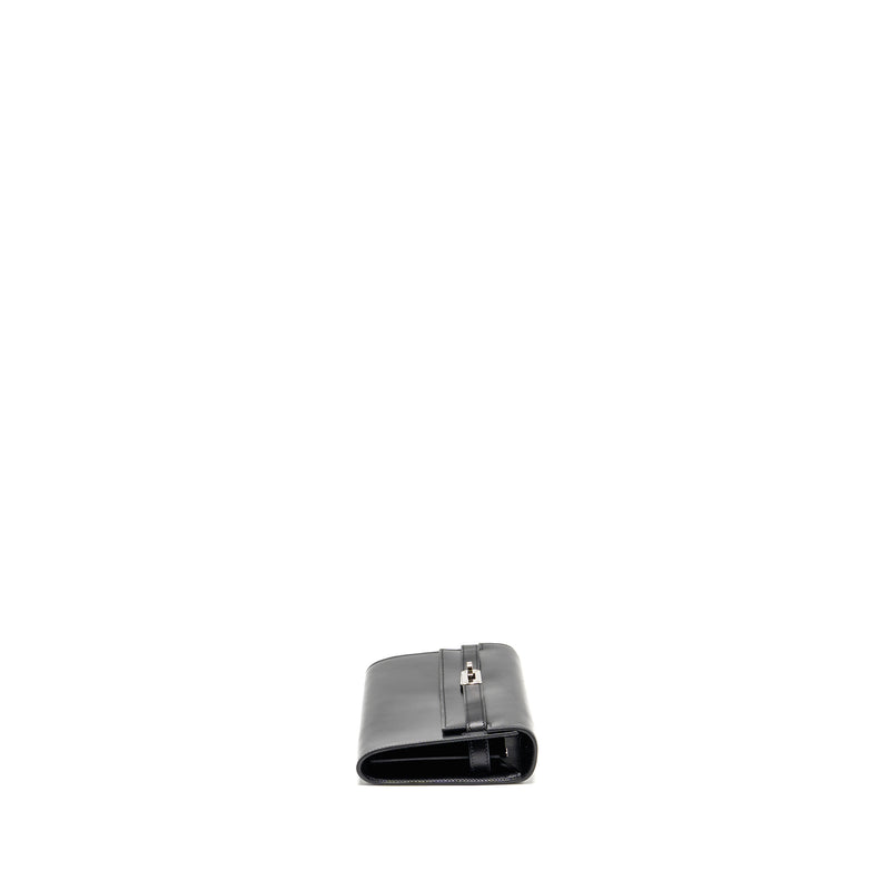Hermes Kelly to Go Box Black SHW Stamp U