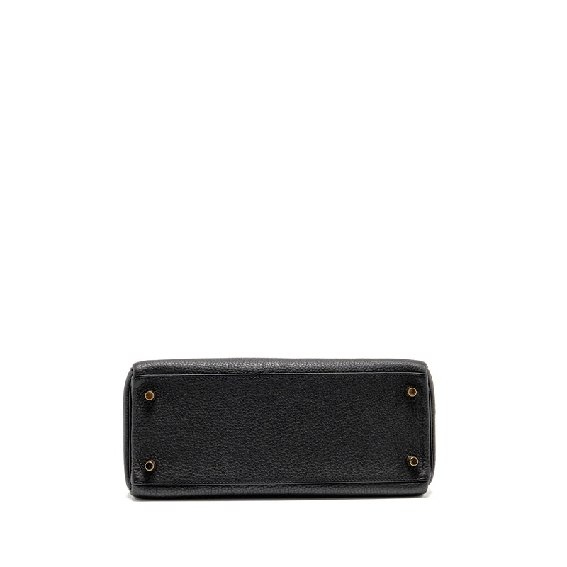 Hermes Kelly 28 Togo Black GHW Stamp X