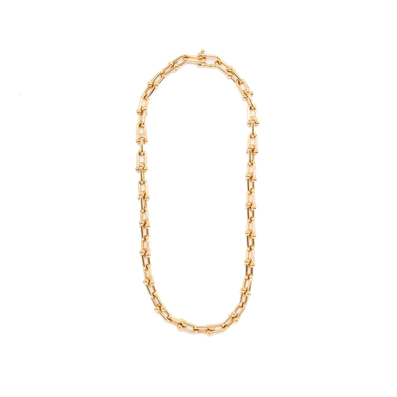 Tiffany Hardware Medium Link Necklace Rose Gold