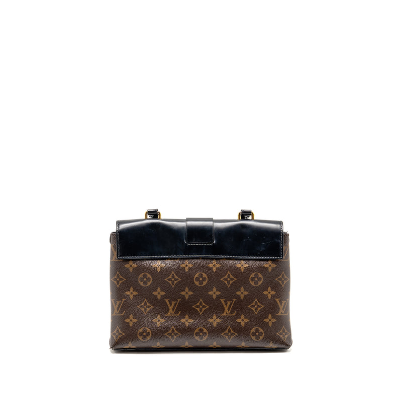 Louis Vuitton one handle MM monogram canvas/ leather black GHW