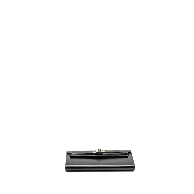 Hermes Kelly to Go Box Black SHW Stamp U