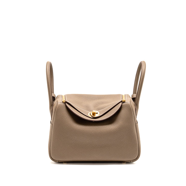 Hermes Lindy 26 Clemence Etoupe GHW Stamp K