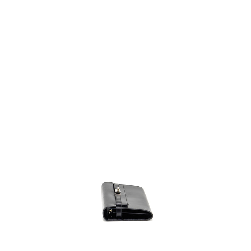 Hermes Kelly to Go Box Black SHW Stamp U