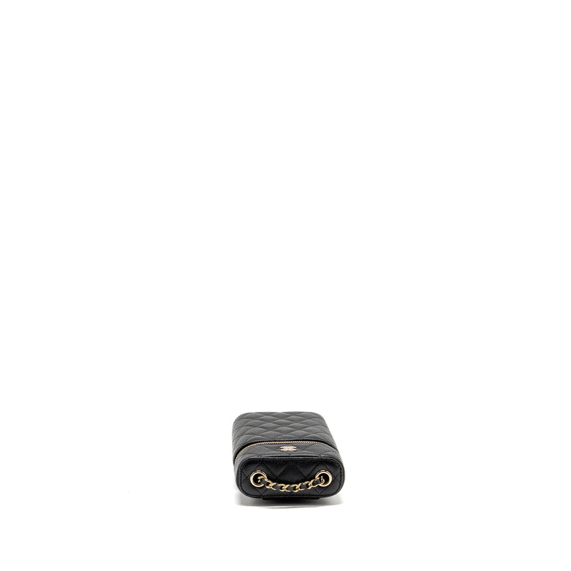 Chanel Classic Vanity Phone Holder with Chain Caviar Black LGHW