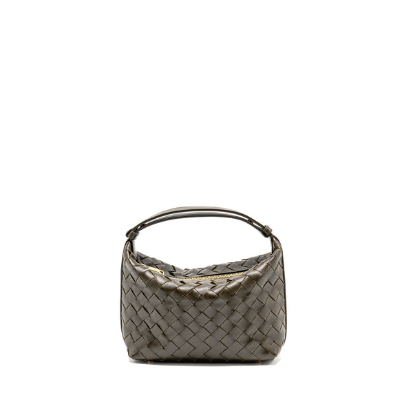 Bottega Veneta Wallace Bag Calfskin Kaki GHW