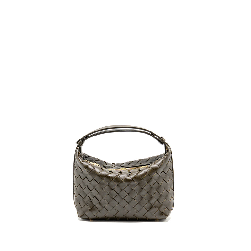 Bottega Veneta Wallace Bag Calfskin Kaki GHW