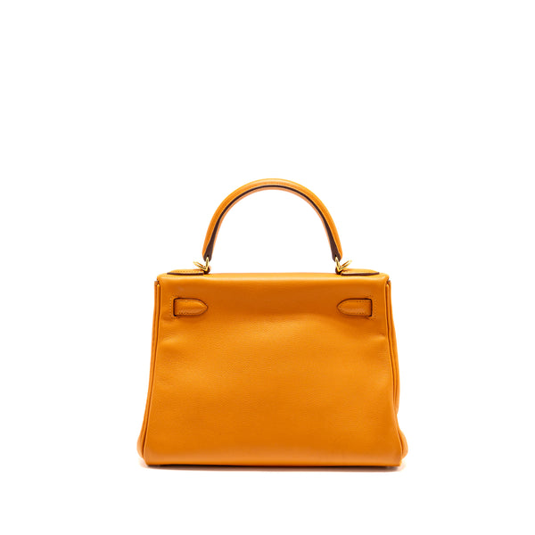 Hermes Kelly 28 Evecolor Apricot GHW Stamp D