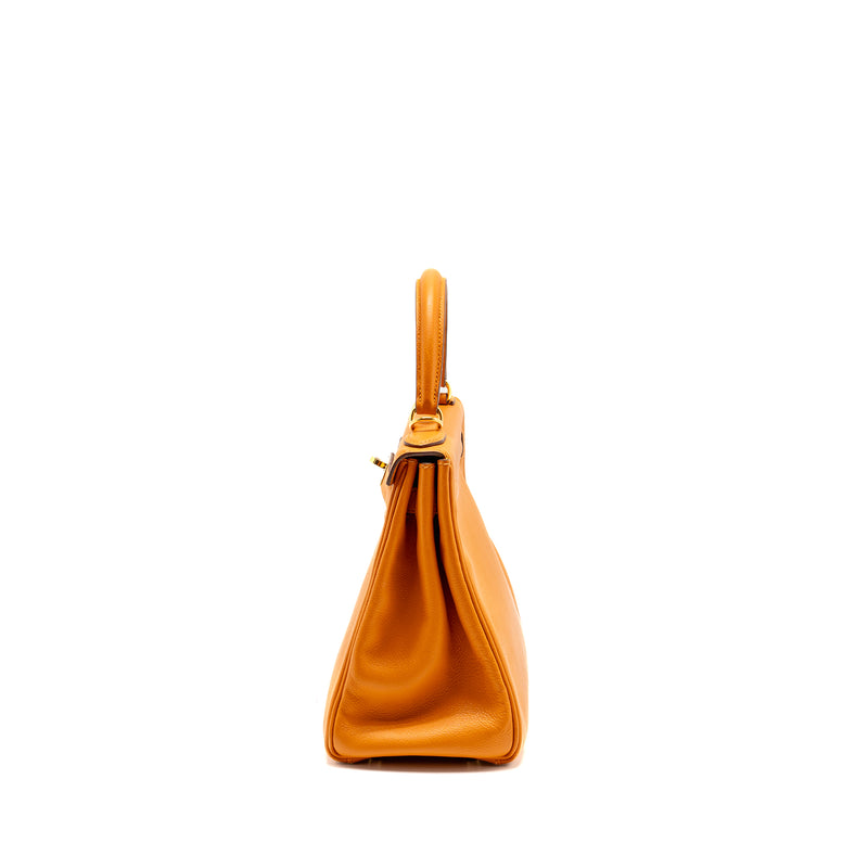 Hermes Kelly 28 Evecolor Apricot GHW Stamp D