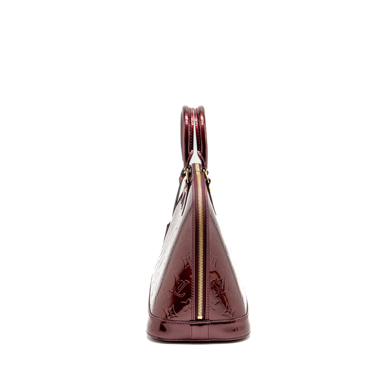 Louis Vuitton Alma PM Patent Leather Amarante GHW
