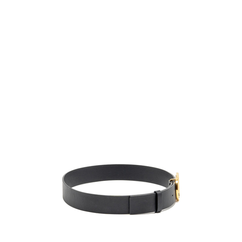 Dior size 75 30 Montaigne belt leather black GHW
