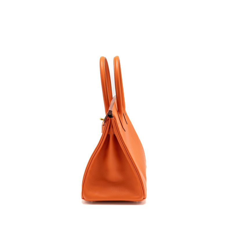 Hermes Birkin 30 Epsom 9J Feu GHW Stamp A