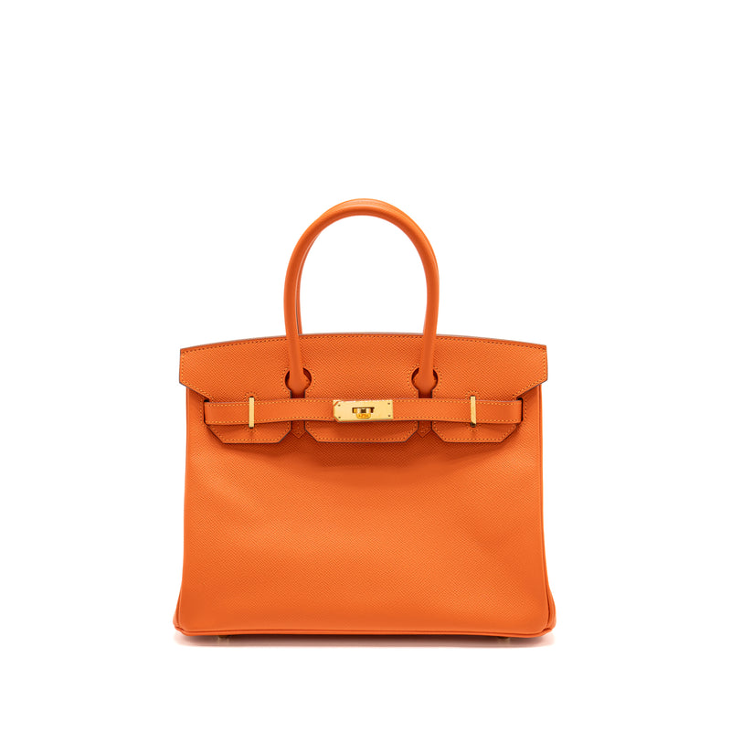 Hermes Birkin 30 Epsom 9J Feu GHW Stamp A