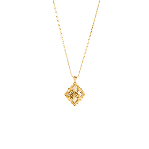 Buccellati Opera Tulle Pendant Yellow Gold, Mother of Pearl