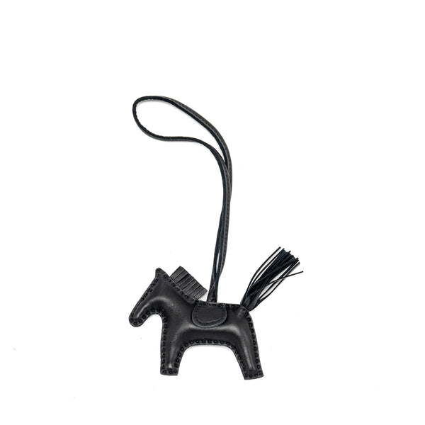 Hermes rodeo PM Bag Charm SO Black stamp D