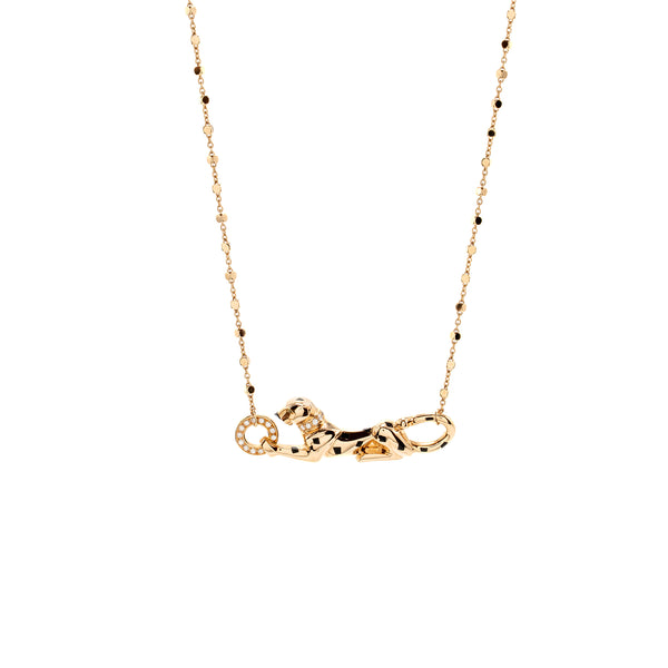 Cartier Panther De Cartier Pendant Rose Gold/Tsavorite Garnets/Diamonds