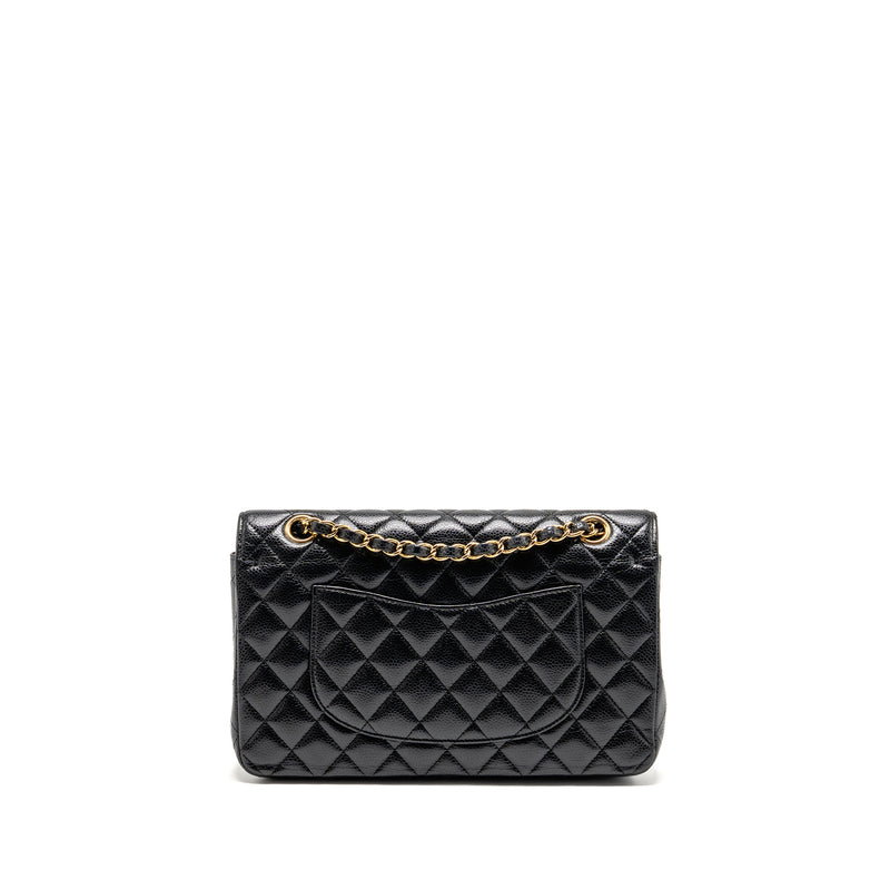 Chanel Medium classic double Flap Bag Caviar Black GHW