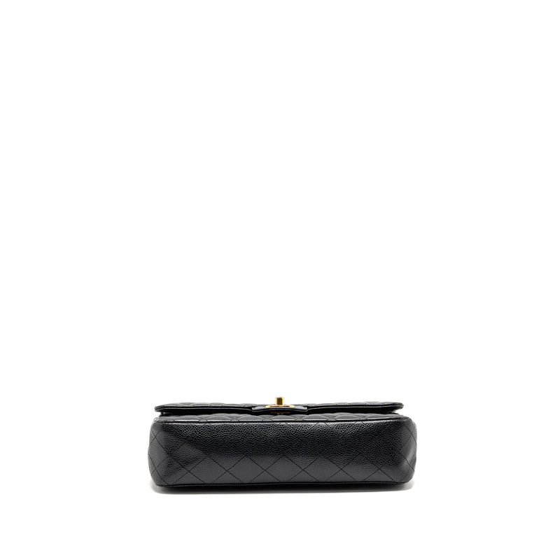 Chanel Medium classic double Flap Bag Caviar Black GHW
