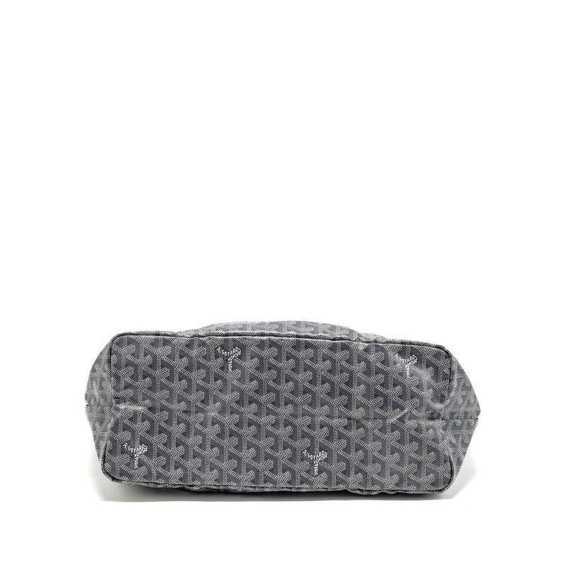 Goyard Saint Louis PM tote goyardline canvas grey SHW