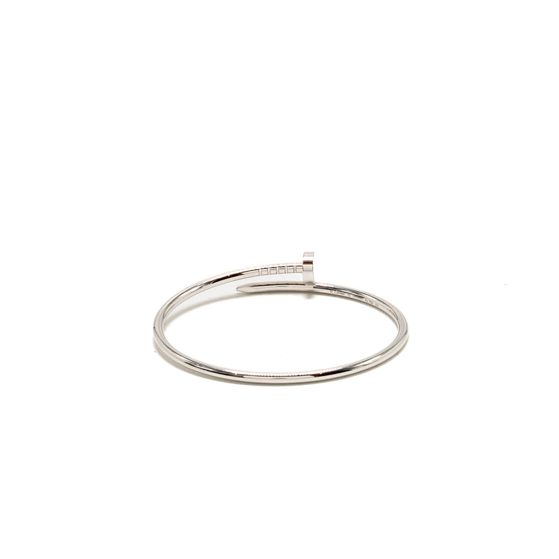 Cartier size 15 Juste Un Clou Bracelet, Small Model White Gold