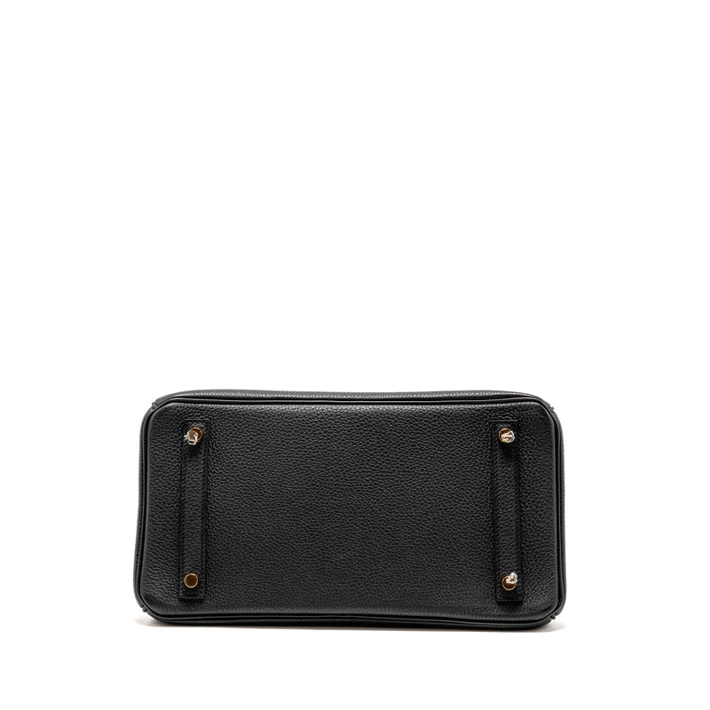 Hermes Birkin 30 Togo black GHW Stamp X