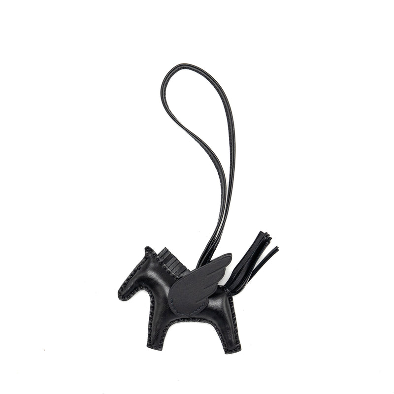 Hermes rodeo Pegase PM Bag Charm SO Black stamp W