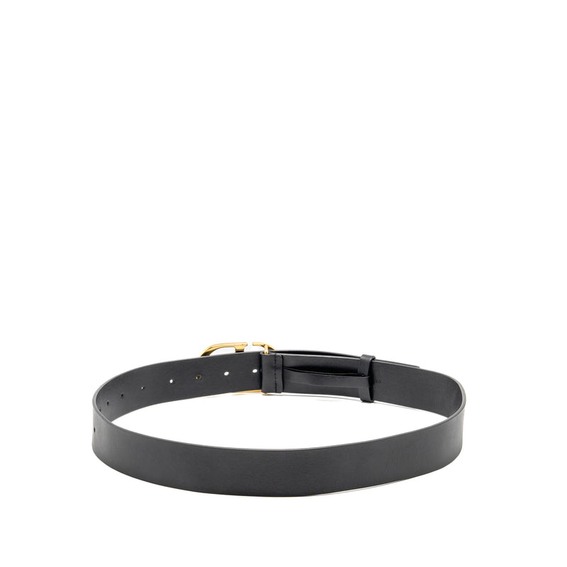 Dior Size 90 30 Montaigne Belt Calfskin Black GHW