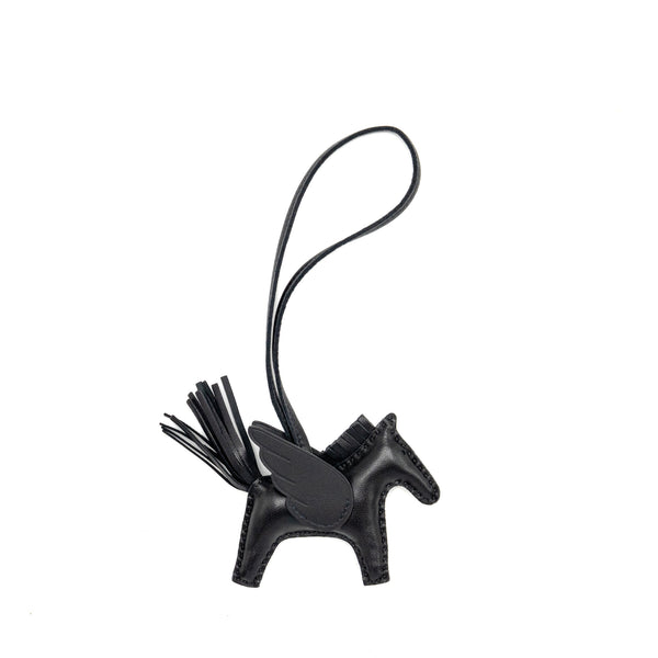 Hermes rodeo Pegase PM Bag Charm SO Black stamp W