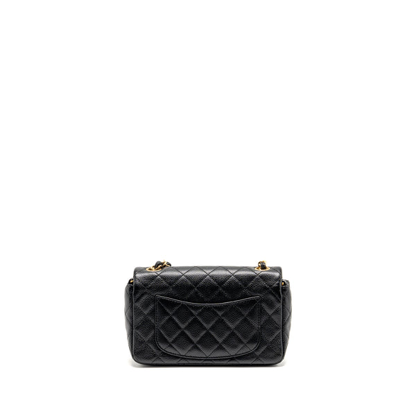Chanel Mini Rectangular Flap Bag Caviar Black GHW
