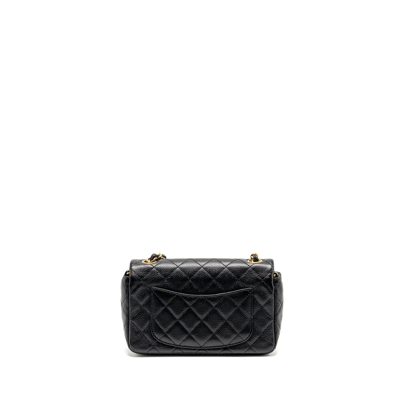 Chanel Mini Rectangular Flap Bag Caviar Black GHW
