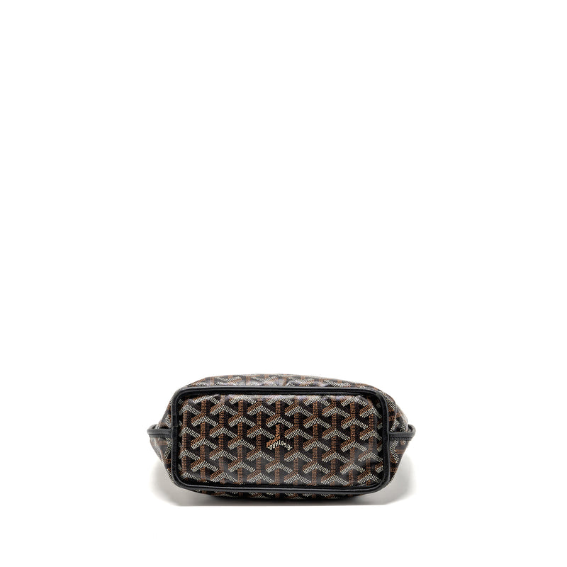 Goyard Mini Anjou Tote Goyardine Canvas/ Calfskin Black SHW
