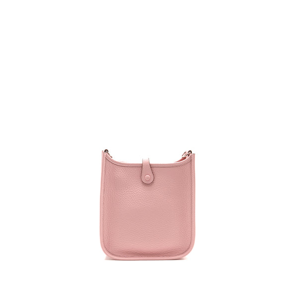 Hermes Mini Evelyne Clemence Rose Sakura SHW Stamp K