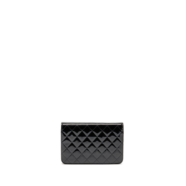Chanel Wallet on Chain Patent Leather Black SHW