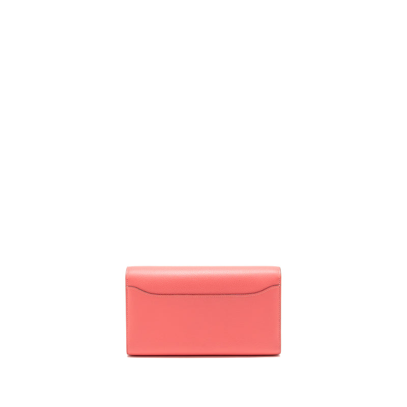 Hermes Constance to Go Evercolor 8W Rose Azalee SHW Stamp Z