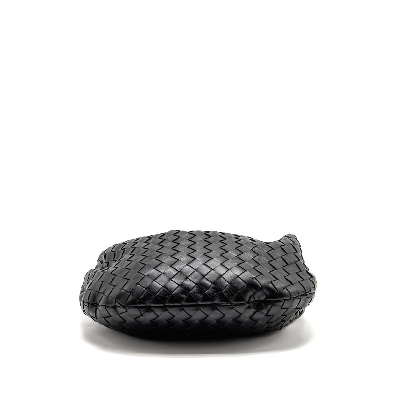 Bottega Veneta Small Jodie Intrecciato Leather Black SHW