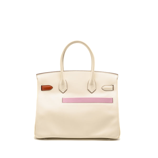 Hermes Birkin 30 Colormatic Swift Nata/Chai/Cuivre/Lime/Mauve SHW Stamp U