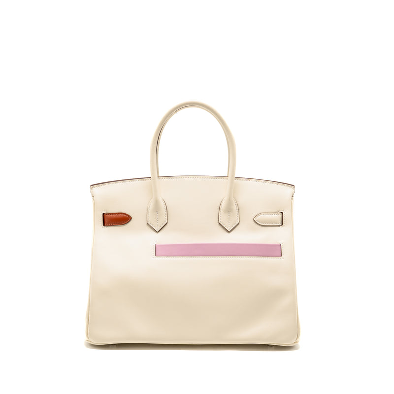 Hermes Birkin 30 Colormatic Swift Nata/Chai/Cuivre/Lime/Mauve SHW Stamp U