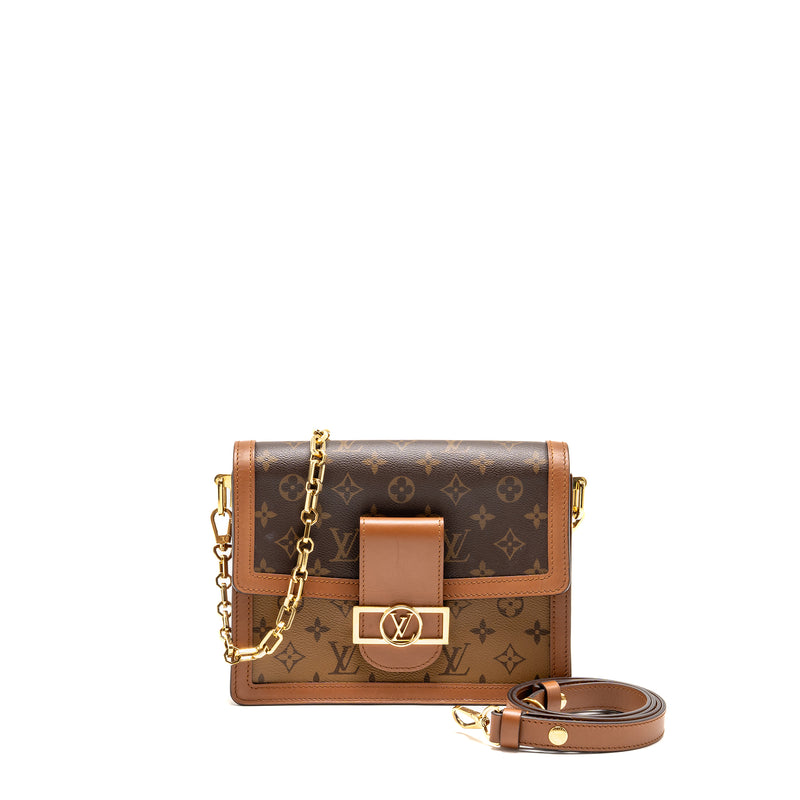 Louis Vuitton Dauphine MM monogram / monogram reverse canvas GHW