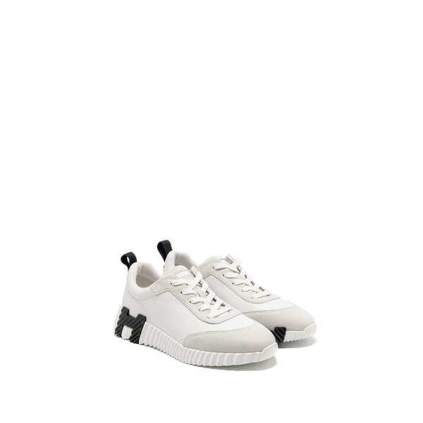 Hermes Size 38 Femme Bouncing Sneaker leather Blanc