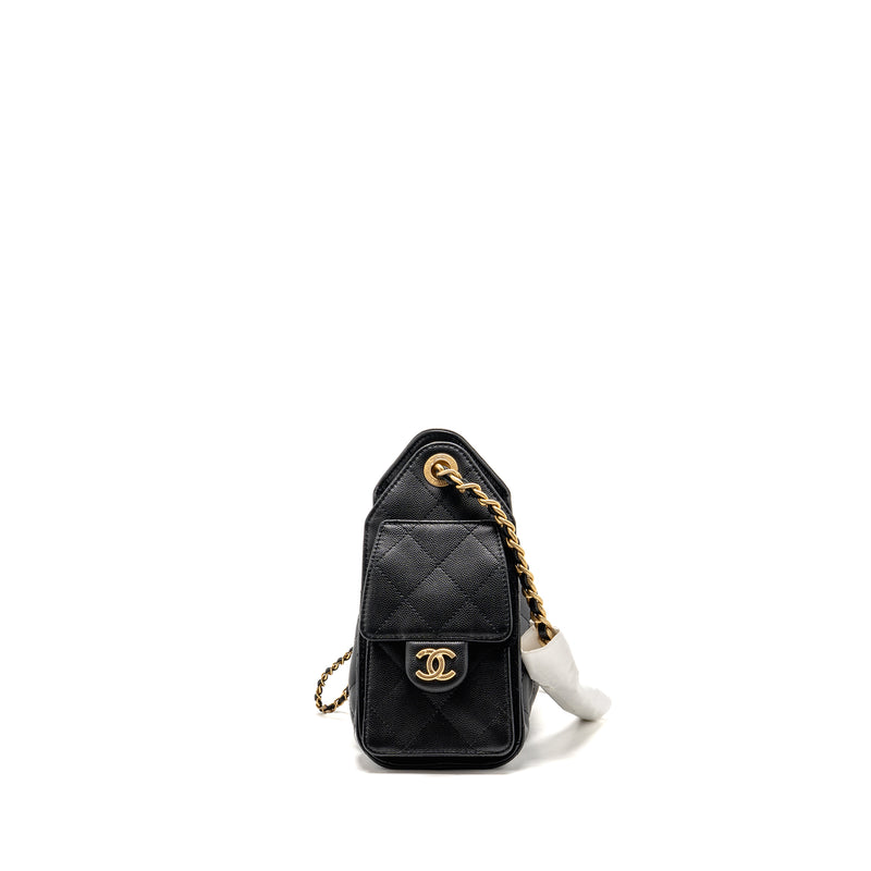 Chanel Mini 25 Bag Caviar black GHW (Microchip)