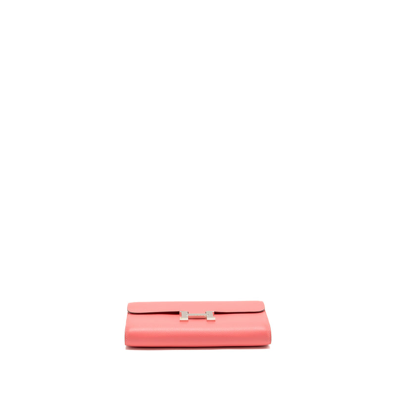 Hermes Constance to Go Evercolor 8W Rose Azalee SHW Stamp Z
