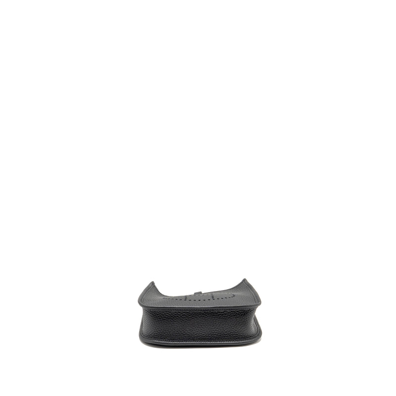 Hermes Mini Evelyne clemence black SHW Stamp W