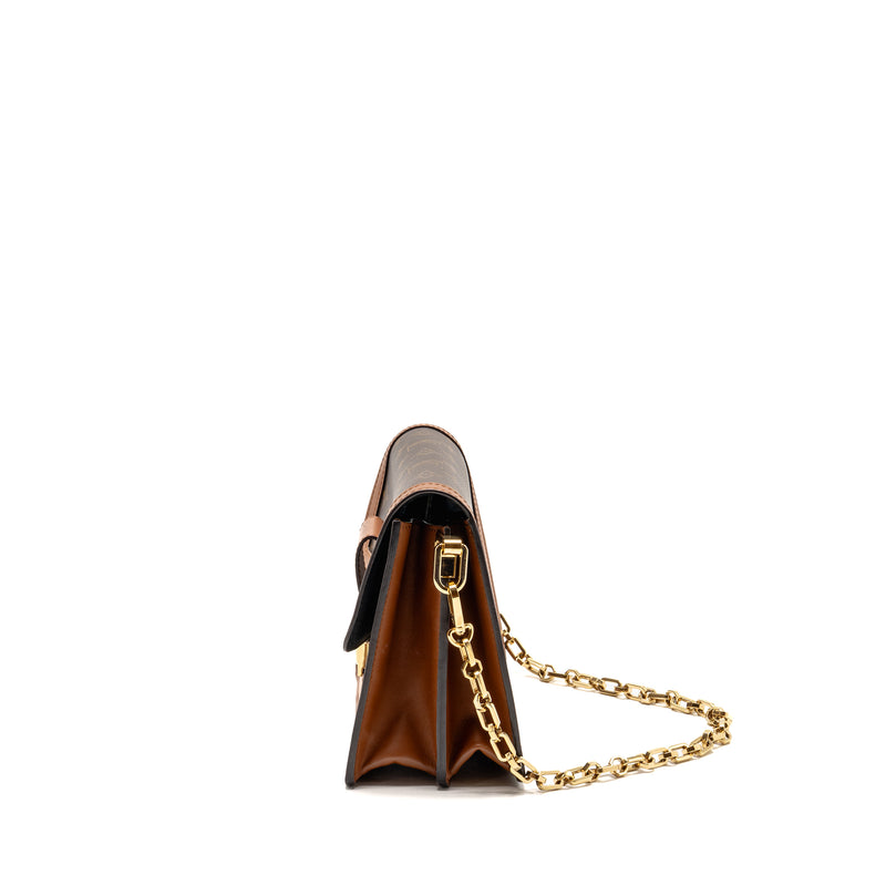 Louis Vuitton Dauphine MM monogram / monogram reverse canvas GHW