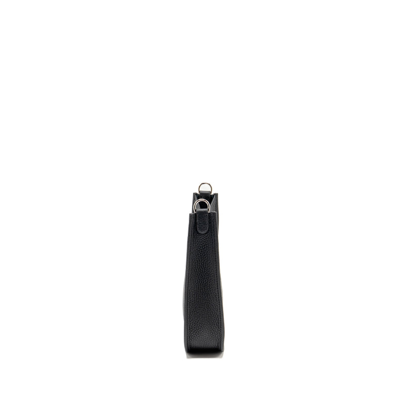 Hermes Mini Evelyne clemence black SHW Stamp W