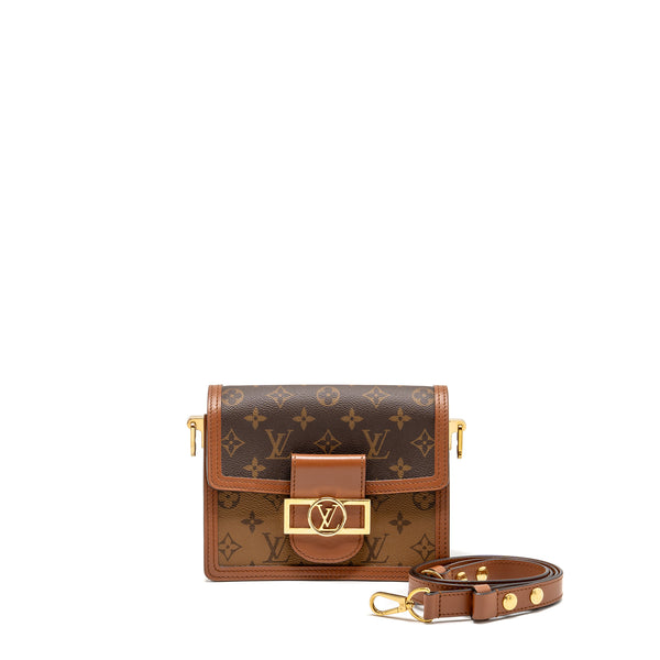Louis Vuitton Mini Dauphine Monogram Reverse Canvas GHW