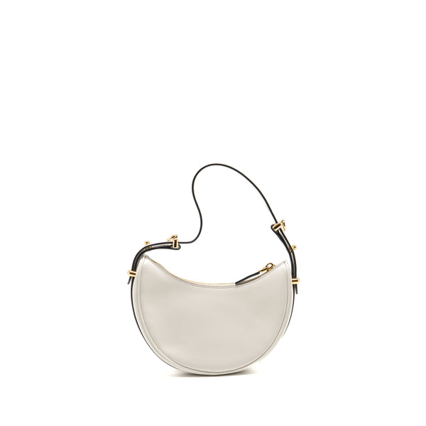 Prada Arqué Small Shoulder Bag Calfskin White GHW