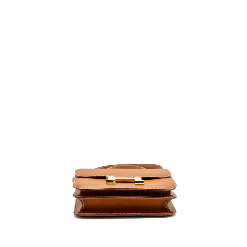 Hermes Constance 24 Epsom Gold GHW Stamp C
