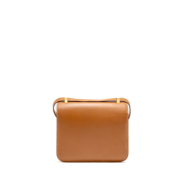 Hermes Constance 24 Epsom Gold GHW Stamp C